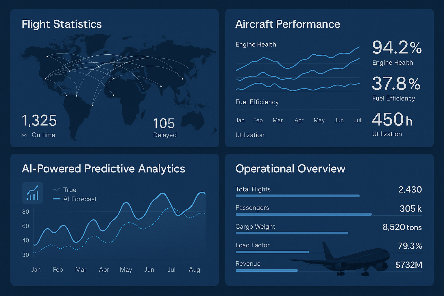 Aviation AI Analytics Dashboard
